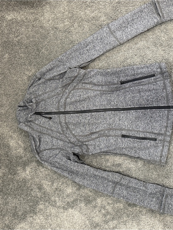 lululemon athletica Jackets & Blazers - lululemon athletica Gray Marled Full-Zip Jacket